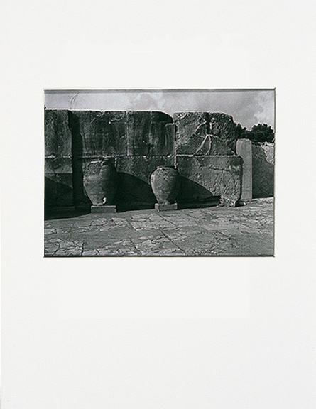 B/W photograph from (re)Current Allegories 1990
