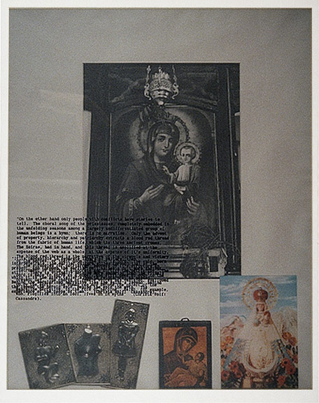 Colour photograph from (re)Current Allegories 1990